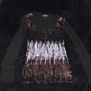 rock and roll cowgirl sequin shirt